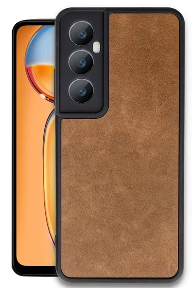 Newface Realme C65 Kılıf Aras Deri Kapak - Taba ürün görseli 1