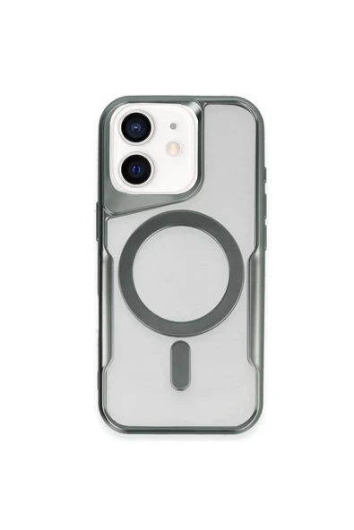 Newface Apple iPhone 11 Kılıf Boyi Magsafe Silikon Kapak - Yeşil ürün görseli 1