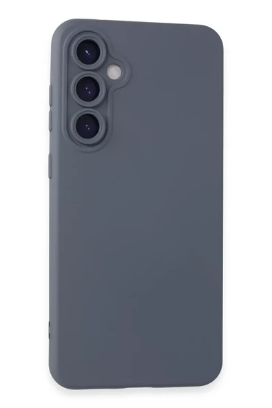 Newface Samsung Galaxy S24 Kılıf Nano içi Kadife Silikon - Gri ürün görseli 1