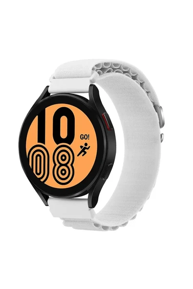 Newface Watch 22mm KR410 Kumaş Kordon - Beyaz ürün görseli 1