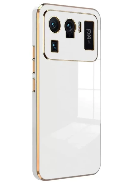 Newface Xiaomi Mi 11 Ultra Kılıf Volet Silikon - Beyaz ürün görseli 1
