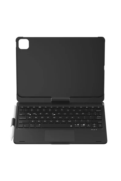 Newface Apple iPad Pro 11 (2024) F11 ATS Kılıf Magic Dönen Klavyeli Tablet Kılıf - Siyah ürün görseli 1