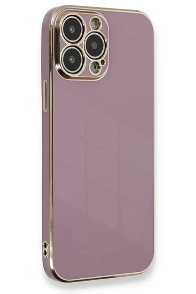 Newface Apple iPhone 13 Pro Max Kılıf Volet Silikon - Mor ürün görseli 1