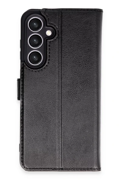 Newface Samsung Galaxy S24 FE Kılıf Trend S Plus Kapaklı Kılıf - Siyah ürün görseli 1