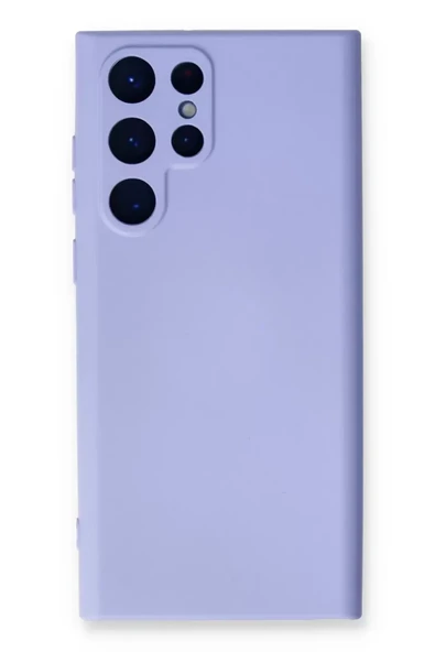 Newface Samsung Galaxy S23 Ultra Kılıf Nano içi Kadife Silikon - Lila ürün görseli 1