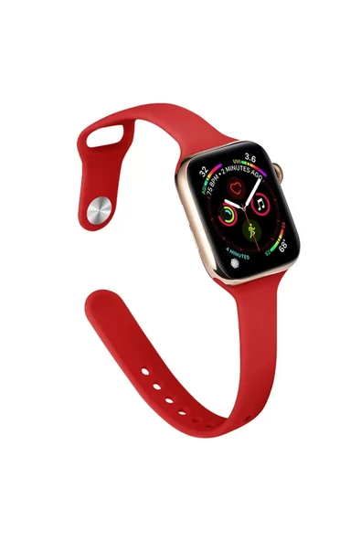 Newface Apple Watch 42mm Klasik Kordon - Kırmızı ürün görseli 1