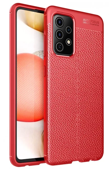 Newface Samsung Galaxy A72 Kılıf Auto Focus Kapak - Kırmızı ürün görseli 1