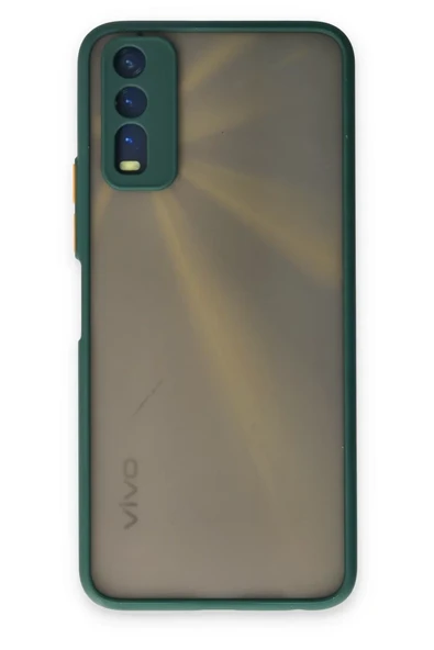 Newface Vivo Y11S Kılıf Montreal Silikon Kapak - Yeşil ürün görseli 1