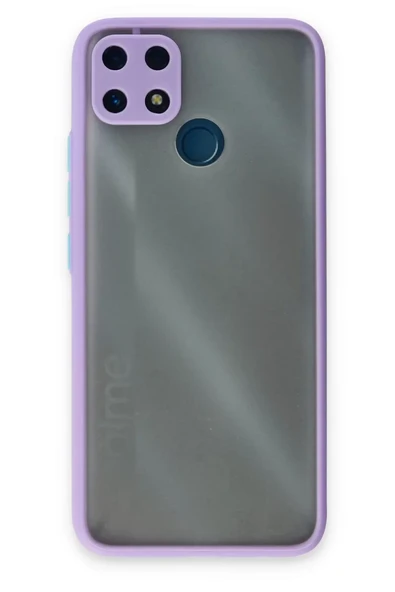 Newface Realme C25 Kılıf Montreal Silikon Kapak - Mor ürün görseli 1