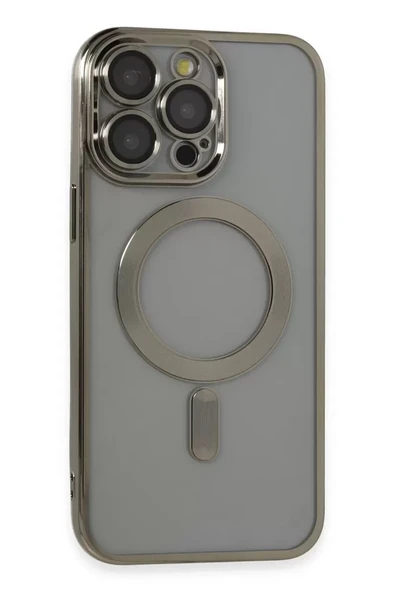 Newface Apple iPhone 14 Pro Max Kılıf Kross Magneticsafe Kapak - Titan Gri ürün görseli 1
