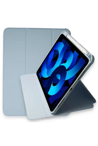 Newface Apple iPad Pro 11 (2021) Kılıf Starling 360 Kalemlikli Tablet Kılıf - Mavi ürün görseli 1
