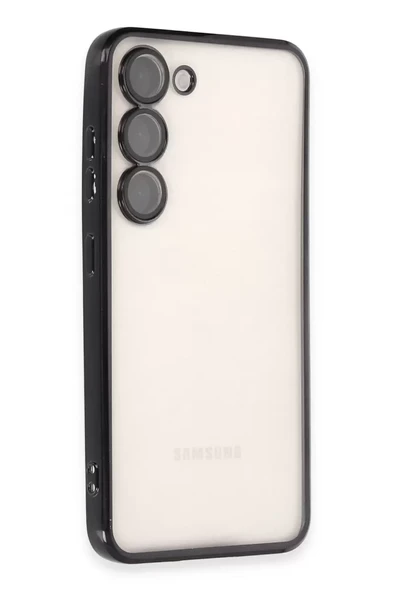 Newface Samsung Galaxy S24 Kılıf Razer Lensli Silikon - Siyah ürün görseli 1