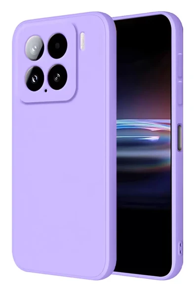 Newface Xiaomi Mi 15 Pro Kılıf Nano içi Kadife Silikon - Lila ürün görseli 1