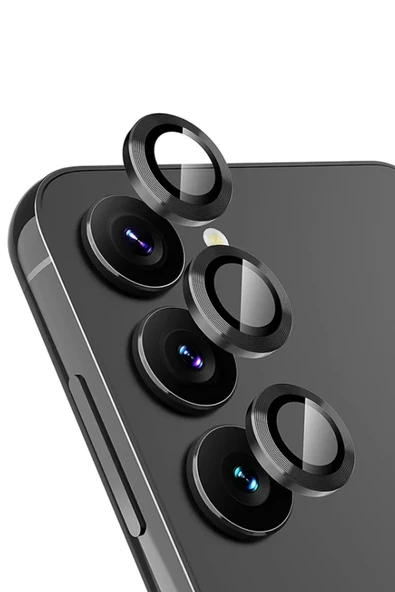 Newface Samsung Galaxy A34 5G Valdez Metal Kamera Lens - Siyah ürün görseli 1