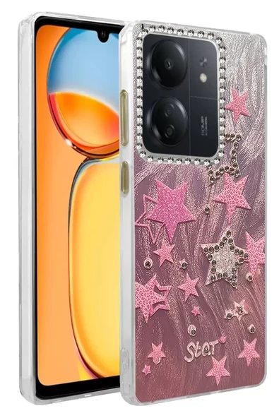 Newface Xiaomi Redmi 13C Kılıf Blade Aynalı Desenli Kapak - Desen 7 ürün görseli 1