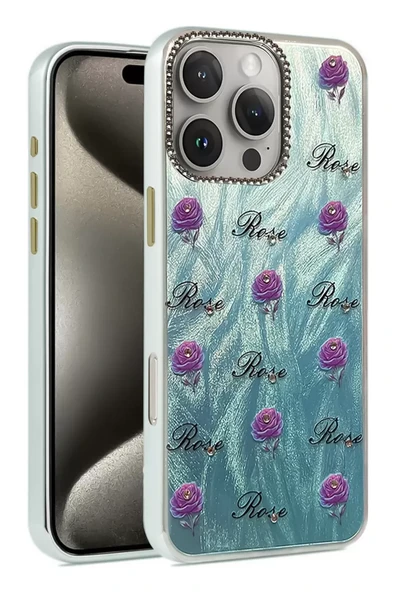 Newface Apple iPhone 16 Pro Kılıf Blade Aynalı Desenli Kapak - Desen 9 ürün görseli 1