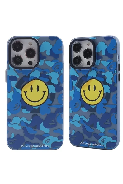 Newface Apple iPhone 14 Pro Kılıf Apollo Magneticsafe Desenli Kapak - Apollo Mavi - 1 ürün görseli 1