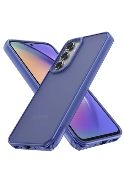 Newface Samsung Galaxy A14 4G Kılıf Elegant Kapak - Açık Mavi ürün görseli 1