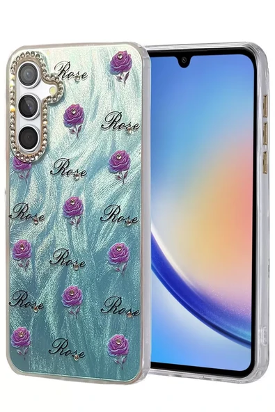 Newface Samsung Galaxy A34 5G Kılıf Blade Aynalı Desenli Kapak - Desen 9 ürün görseli 1