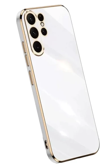 Newface Samsung Galaxy S24 Ultra Kılıf Volet Silikon - Beyaz ürün görseli 1