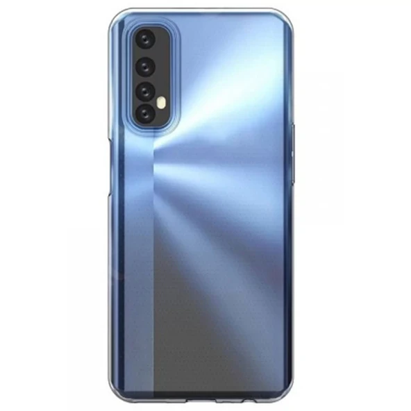 Newface Realme 7 Kılıf Lüx Şeffaf Silikon - Resim 3