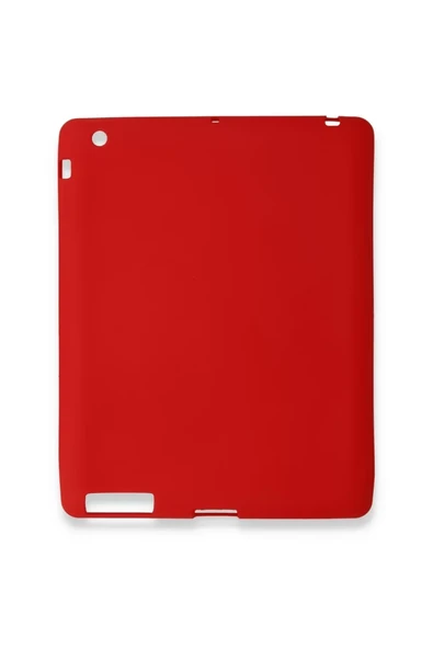 Newface Apple iPad 4 9.7 Kılıf Evo Tablet Silikon - Kırmızı ürün görseli 1