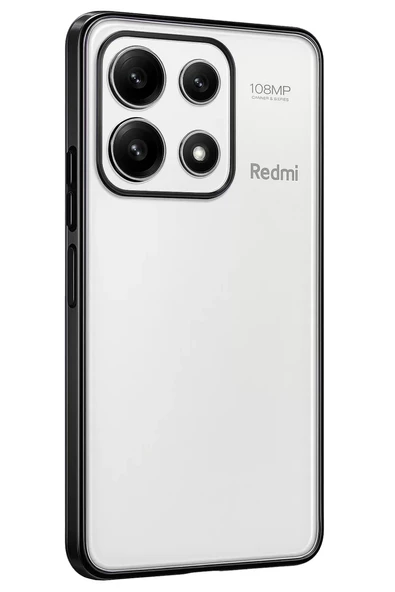 Newface Xiaomi Poco X6 Pro Kılıf Razer Lensli Silikon - Siyah ürün görseli 1