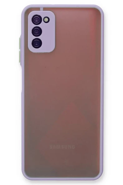 Newface Samsung Galaxy A03S Kılıf Montreal Silikon Kapak - Mor ürün görseli 1