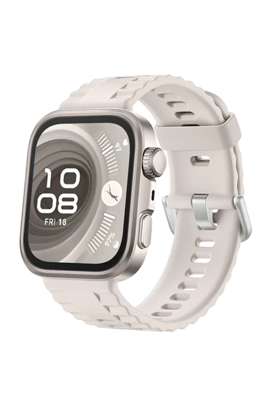 Newface Huawei Fit 4 Nova Silikon Kordon - Bej ürün görseli 1