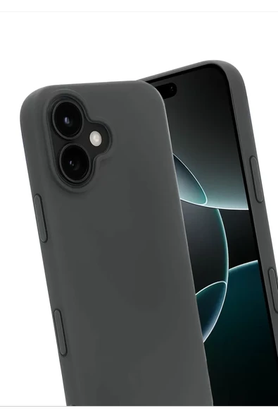 Newface Apple iPhone 17 First Silikon - Gri - Resim 3