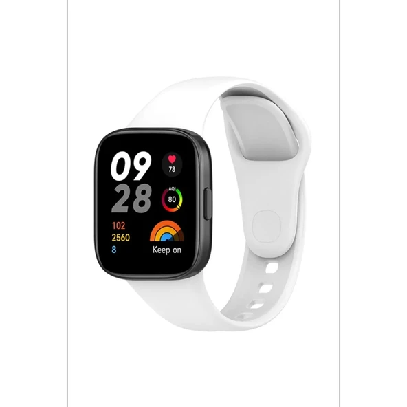 Newface Xiaomi Redmi Watch 3 Klasik Kordon - Beyaz - Resim 2