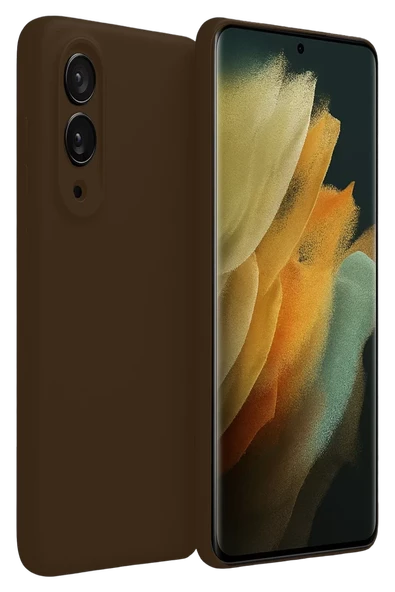 Newface Samsung Galaxy S25 Edge First Silikon - Kahverengi ürün görseli 1