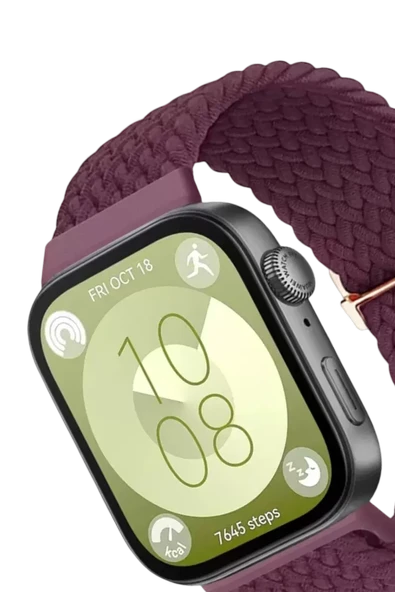 Newface Huawei Fit 4 Star Kordon - Mürdüm - Resim 2