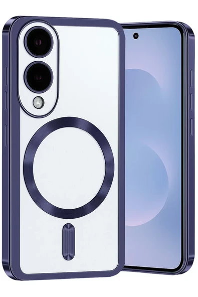 Newface Samsung Galaxy S25 Edge Kross Magneticsafe Kapak - Lacivert ürün görseli 1