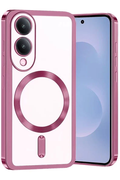 Newface Samsung Galaxy S25 Edge Kross Magneticsafe Kapak - Rose ürün görseli 1