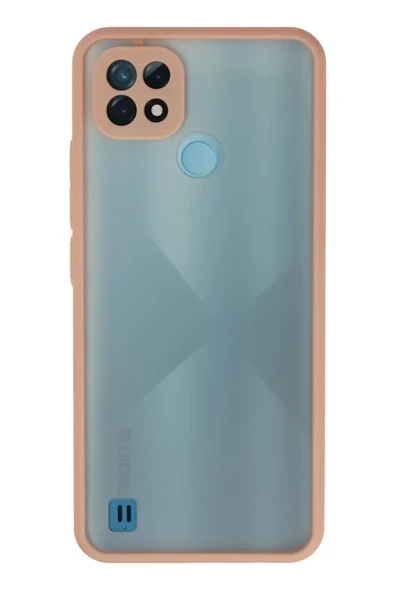 Newface Realme C21 Kılıf Montreal Silikon Kapak - Pembe ürün görseli 1