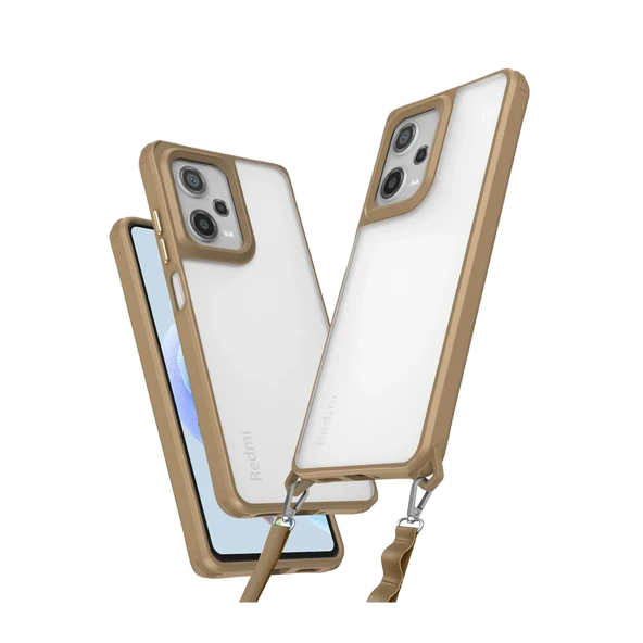 Redmi Note 12 Pro 5G Kılıf Penta Silikon Kılıf - Çöl Titanyum