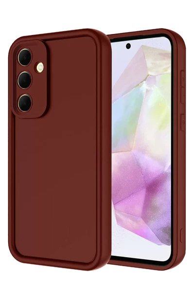 Newface Samsung Galaxy A26 Kılıf Viera Silikon - Bordo ürün görseli 1