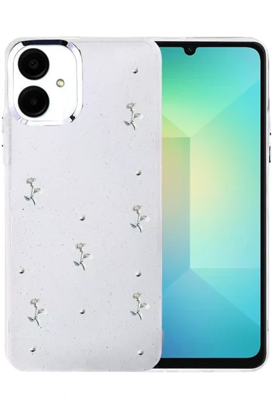 Newface Samsung Galaxy A06 Fiyonk Desenli Kapak - Desen 2 ürün görseli 1