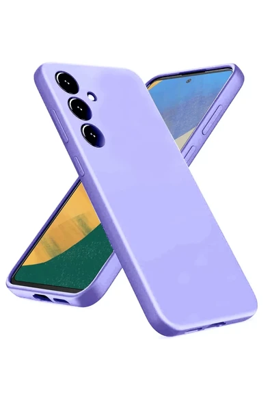 Newface Samsung Galaxy A36 Kılıf Nano içi Kadife Silikon - Lila ürün görseli 1