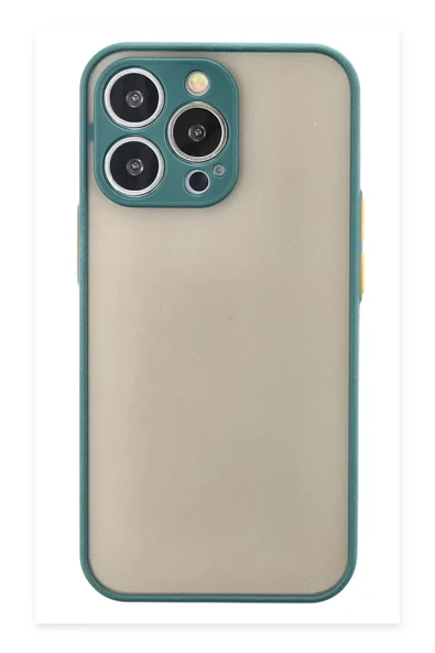 Newface Apple iPhone 15 Pro Kılıf Montreal Silikon Kapak - Yeşil ürün görseli 1