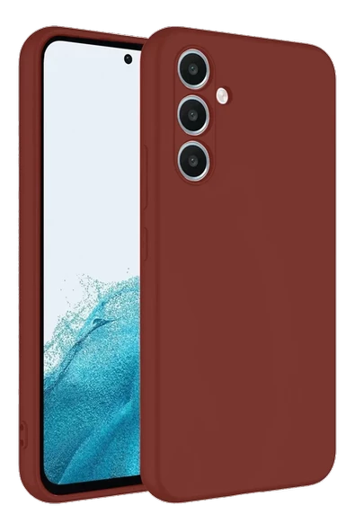 Newface Samsung Galaxy A16 5G Kılıf First Silikon - Bordo ürün görseli 1