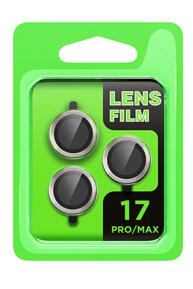 Newface Apple iPhone 17 Pro Raze Metal Kamera Lens - Gri ürün görseli 1