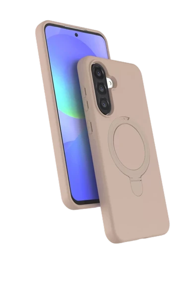 Newface Samsung Galaxy A17 5G Regal Magsafe Standlı Kapak - Çöl Titanyum ürün görseli 1