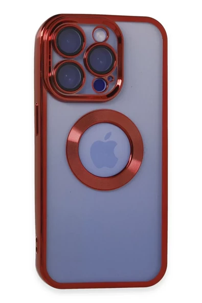 Newface Apple iPhone 15 Pro Max Kılıf Slot Silikon - Kırmızı ürün görseli 1
