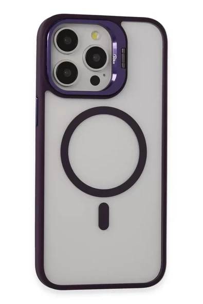 Joko Apple iPhone 14 Pro Kılıf Roblox Lens Magsafe Standlı Kapak - Derin Mor ürün görseli 1