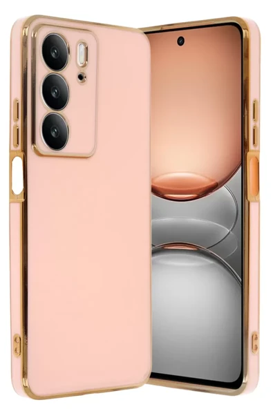 Newface Realme C75 4G Kılıf Volet Silikon - Pembe ürün görseli 1