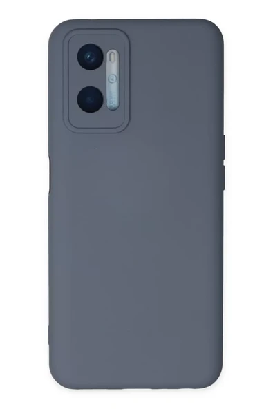 Newface Oppo A96 Kılıf Nano içi Kadife Silikon - Gri ürün görseli 1