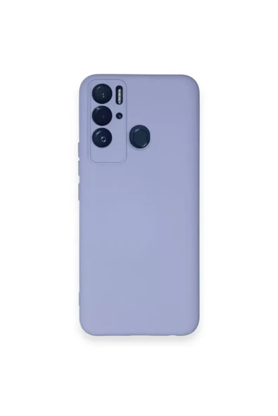Newface Tecno Pova Neo Kılıf Nano içi Kadife Silikon - Lila ürün görseli 1