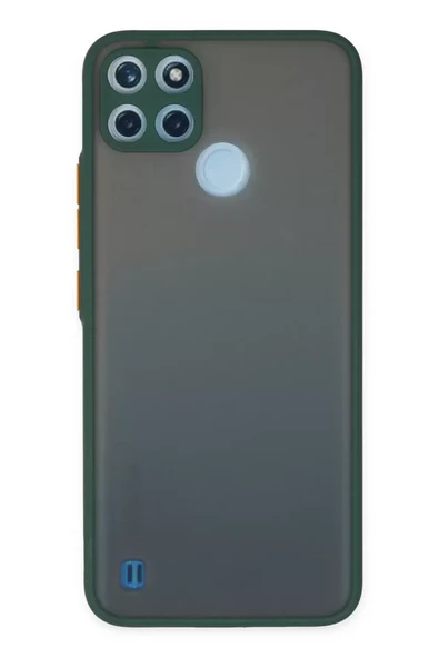 Newface Realme C21Y Kılıf Montreal Silikon Kapak - Yeşil ürün görseli 1
